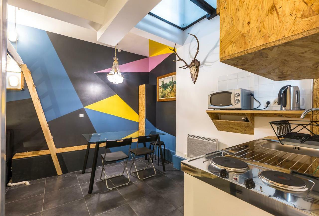 Pretty 25 M2 In A Lively District Leilighet Paris Eksteriør bilde